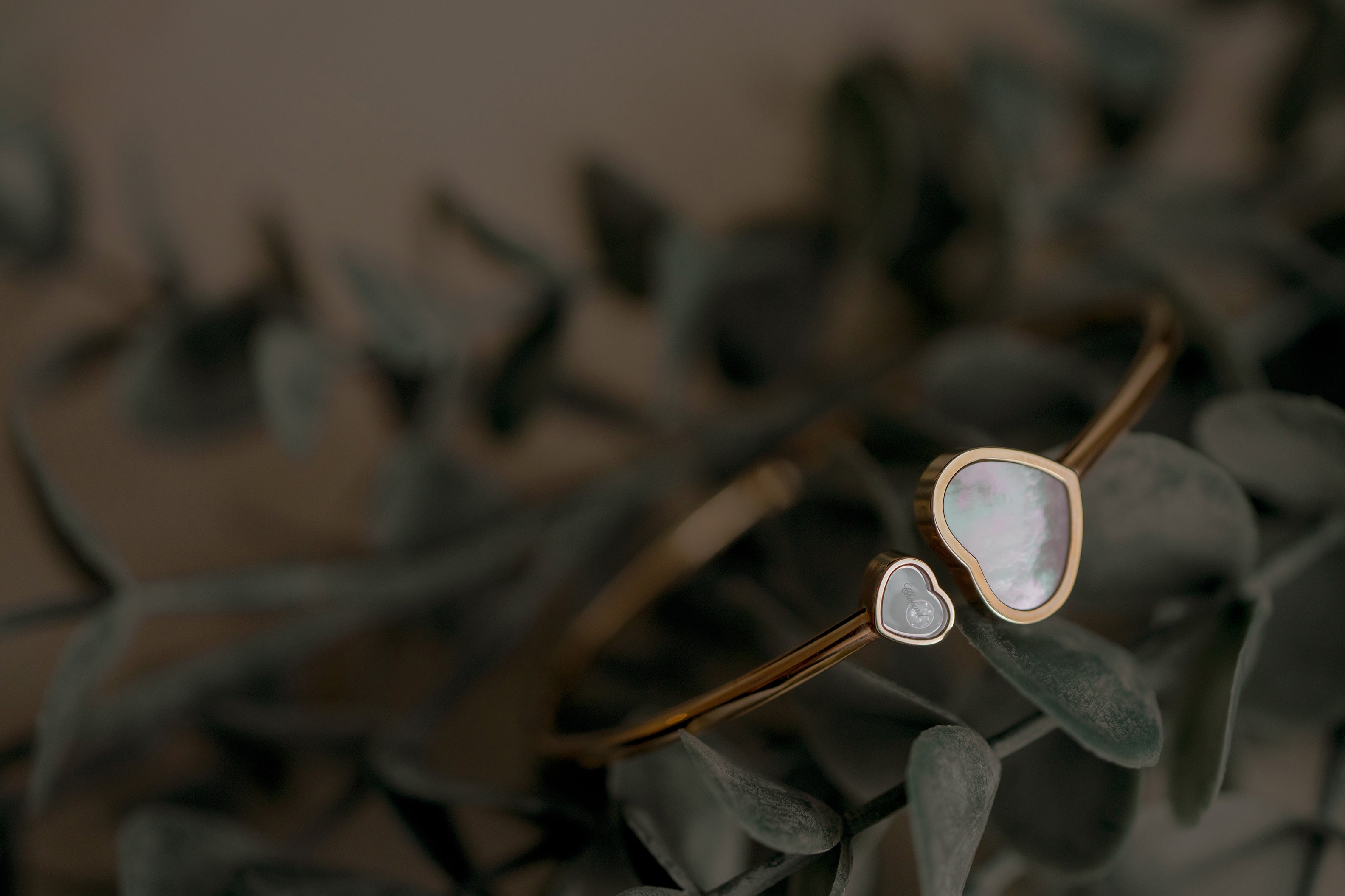 ショパール ハッピーハート バングル(MOP) @857482-5300