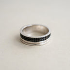 BOUCHERON ブシュロン キャトル ブラック リング ハーフ ラージ JAL00293