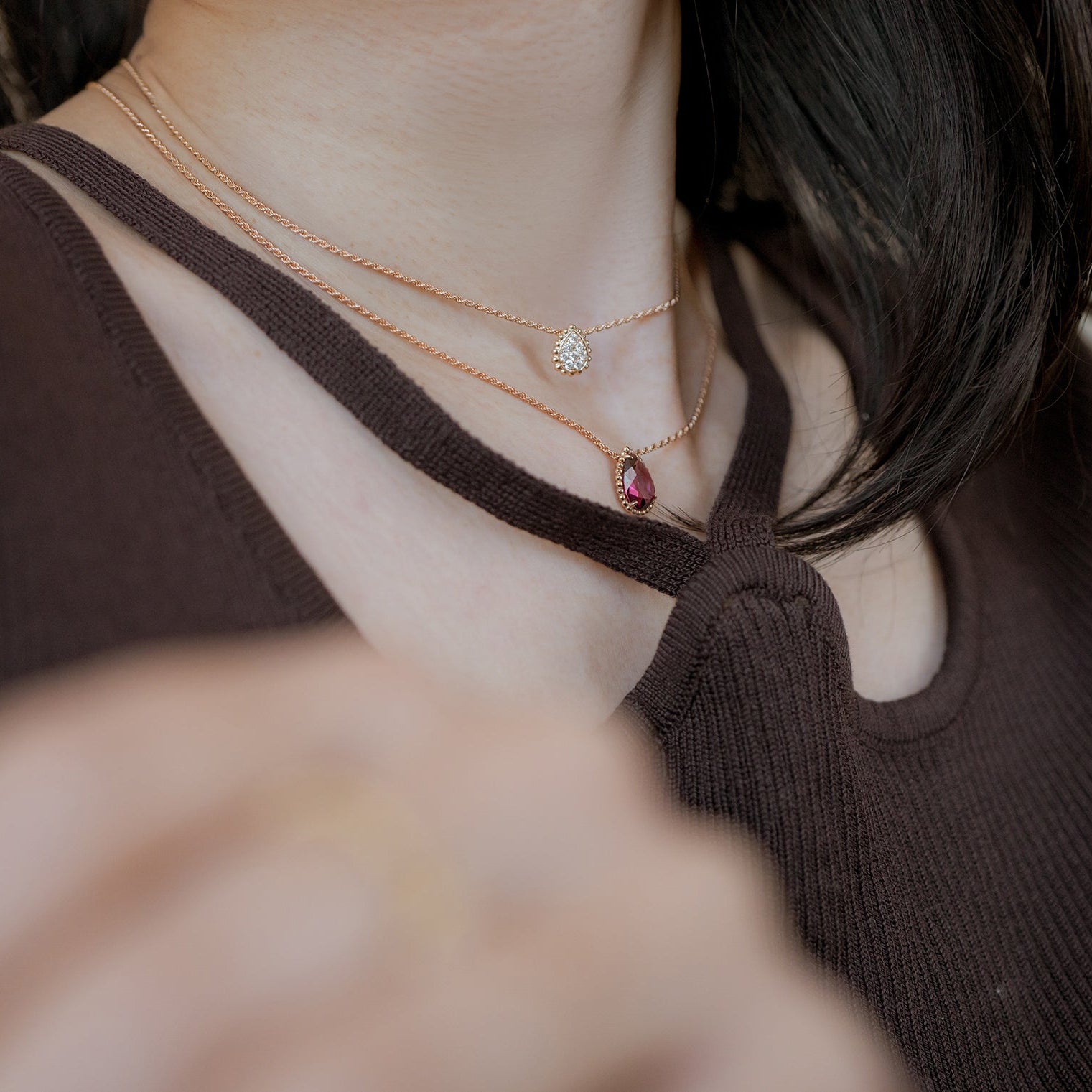BOUCHERON ブシュロン SERPENT BOHÈME RHODOLITE GARNET セルパン