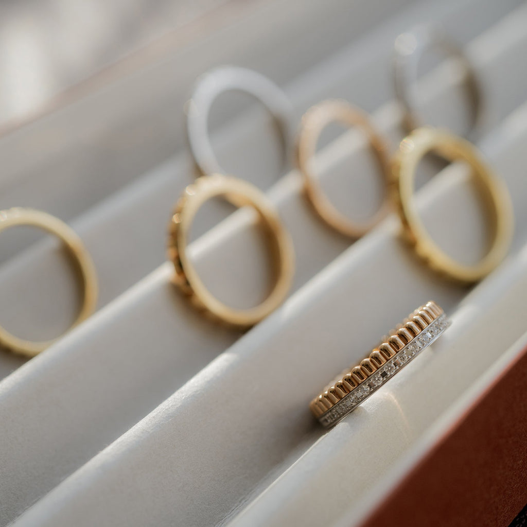 BOUCHERON ブシュロン キャトル ラディアント ダイヤモンド リング ハーフ JAL00248