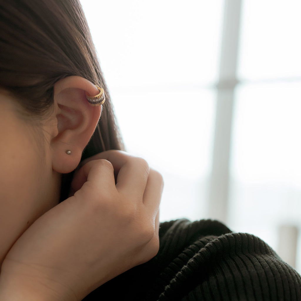 BOUCHERON ブシュロン キャトル クラシック シングル クリップイヤリング スモール JCO01473