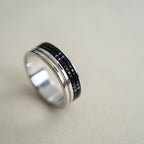 BOUCHERON ブシュロン キャトル ブラック リング ハーフ ラージ JAL00293