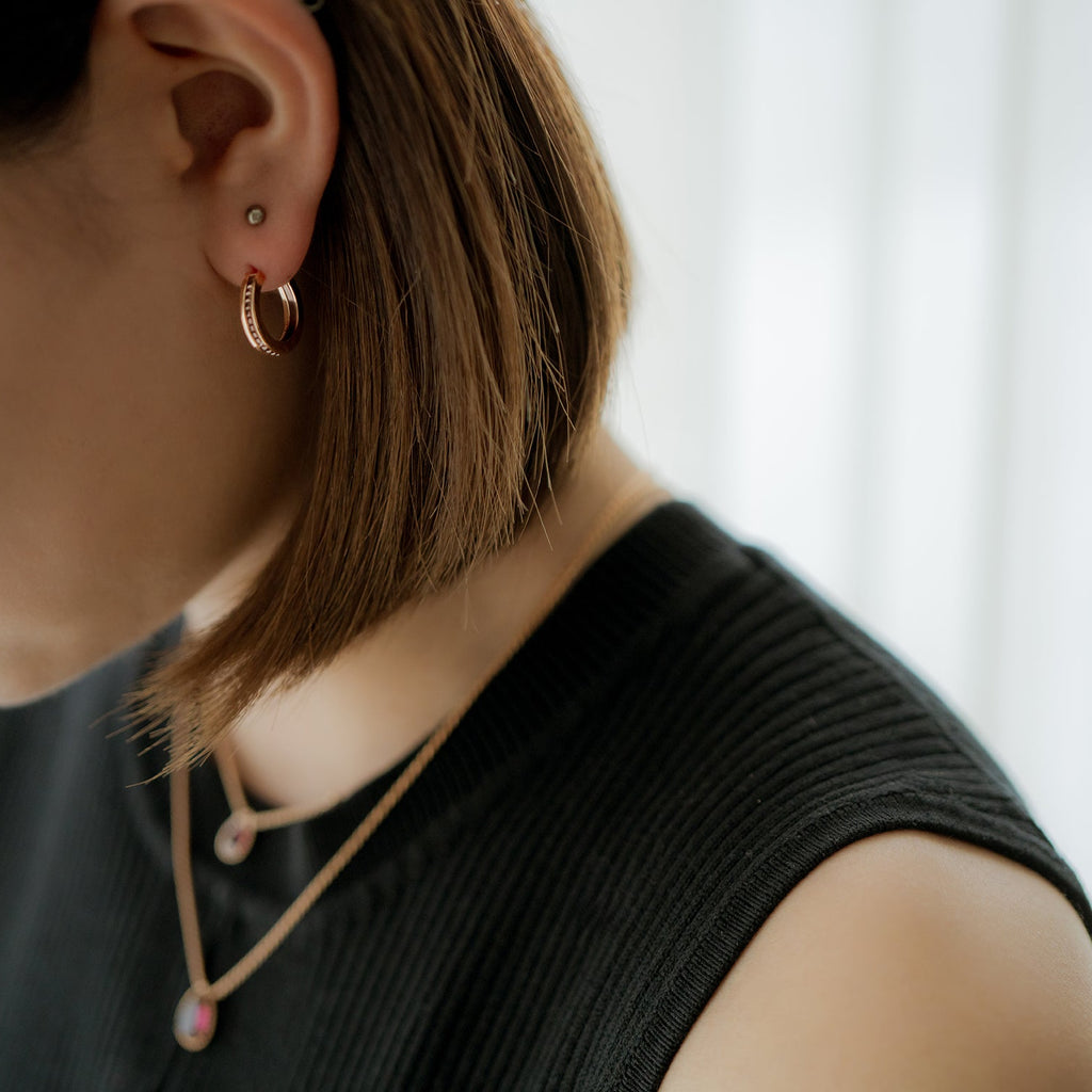 BOUCHERON ブシュロン キャトル クラシック フープイヤリング ハーフ JCO01598