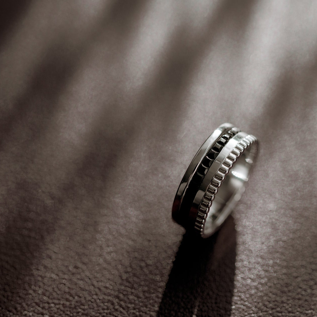 BOUCHERON ブシュロン キャトル ブラック リング スモール JRG01790