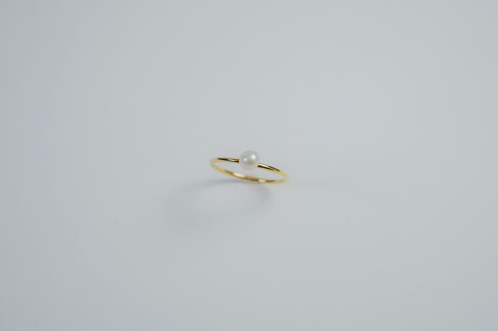 パール K18リング 9号 GR-176