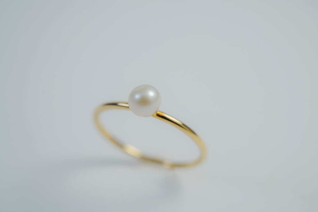 パール K18リング 9号 GR-176