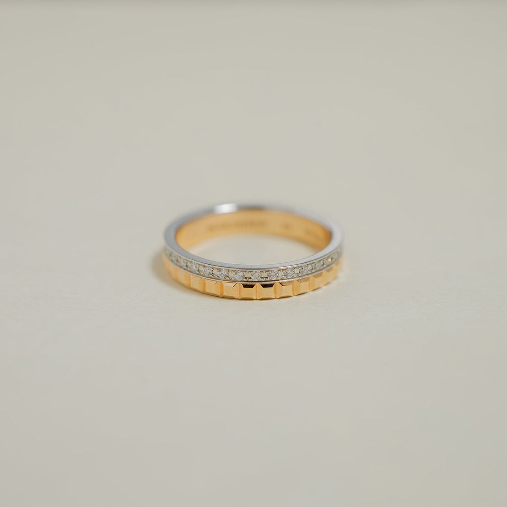 BOUCHERON ブシュロン キャトル ラディアント クル ド パリ ダイヤモンド リング ハーフ JAL00280
