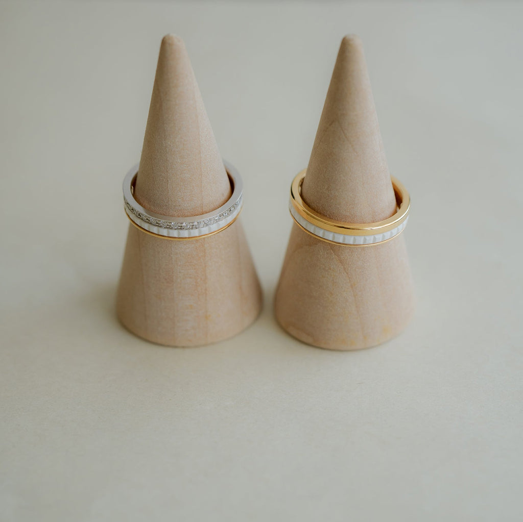 BOUCHERON ブシュロン キャトル ホワイト ダイヤモンド リング ハーフ JAL00237