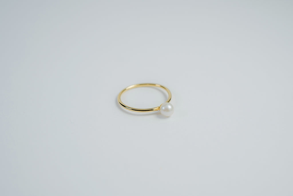 パール K18リング 9号 GR-176