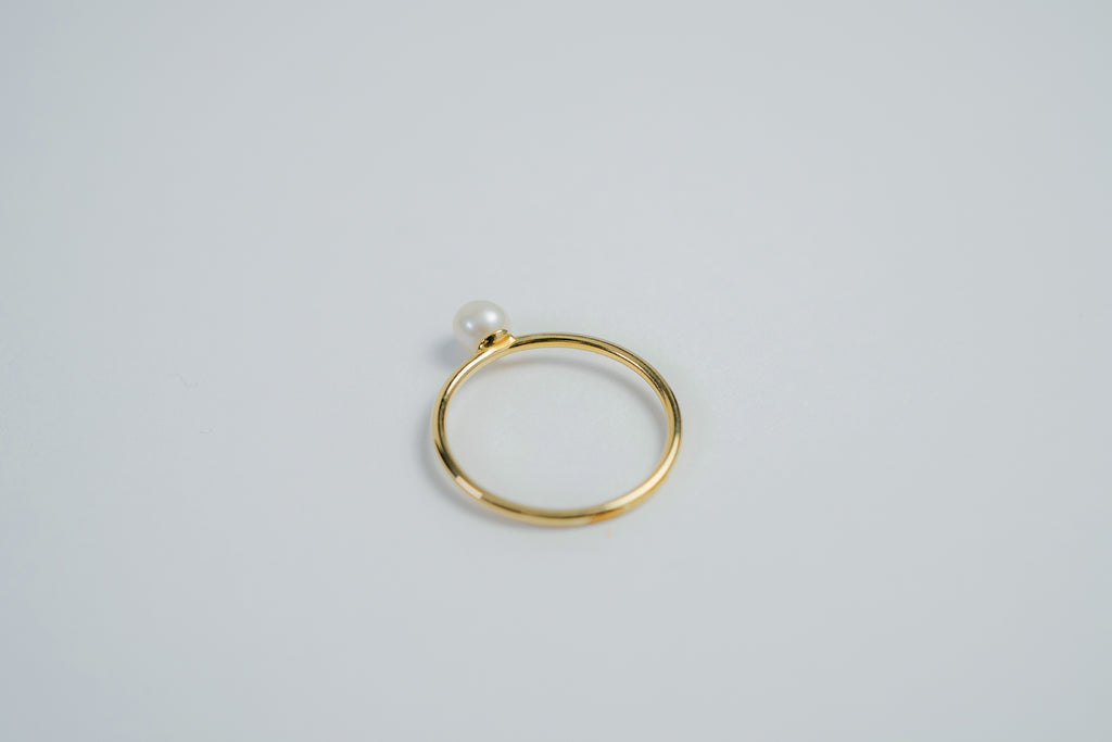 パール K18リング 9号 GR-176