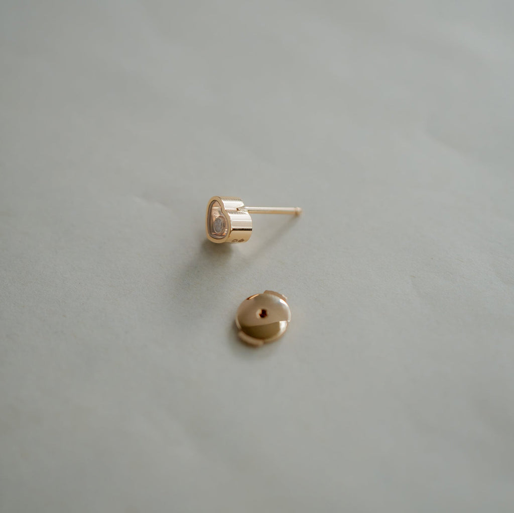 ショパール マイハッピーハート ローズゴールド シングルピアス 83A086-5092