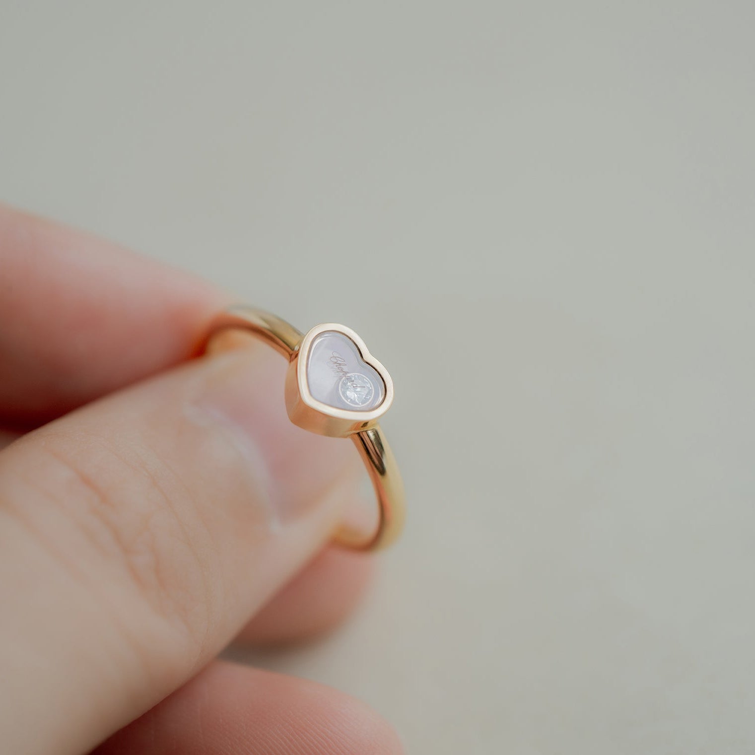 ショパール マイ ハッピーハート リング ローズゴールド ダイヤモンド 82A086-5000