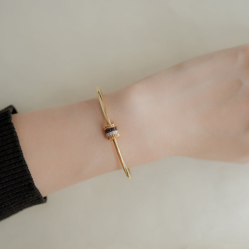 BOUCHERON ブシュロン キャトル クラシック 1モチーフ バングル JBT00934