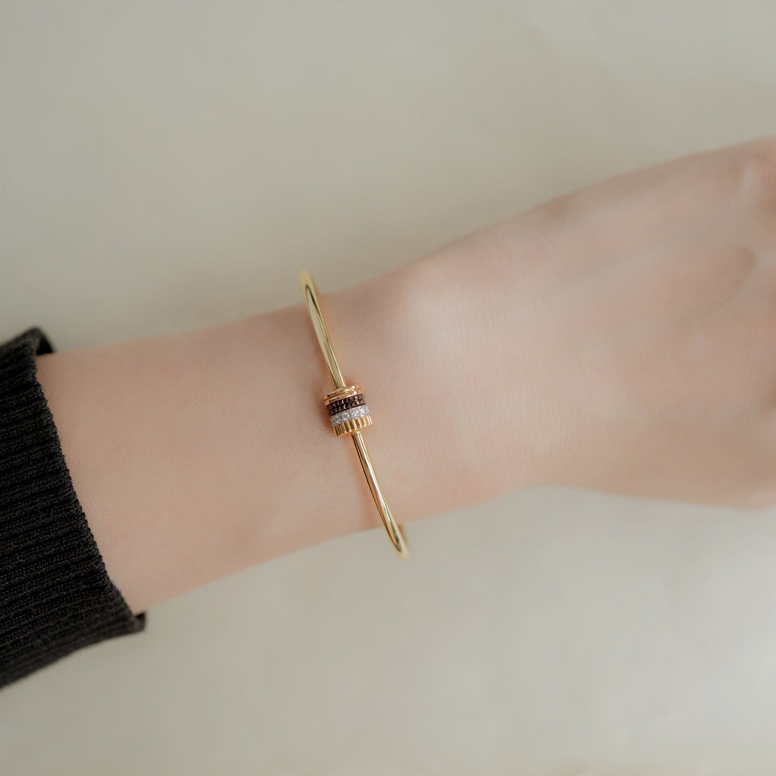 BOUCHERON ブシュロン キャトル クラシック 1モチーフ バングル JBT00934