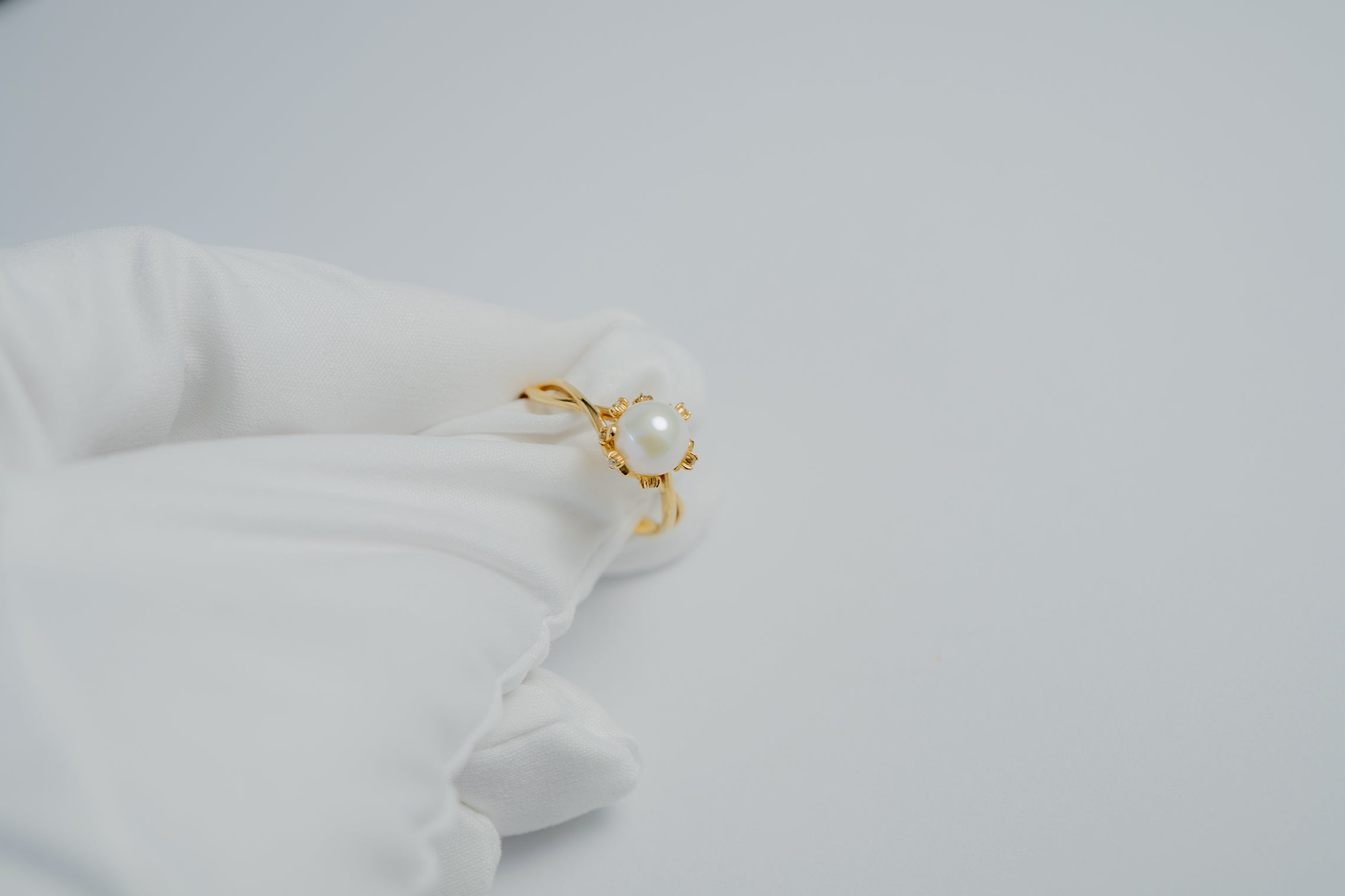 淡水パール、ダイヤ 指輪 11号 5R074K