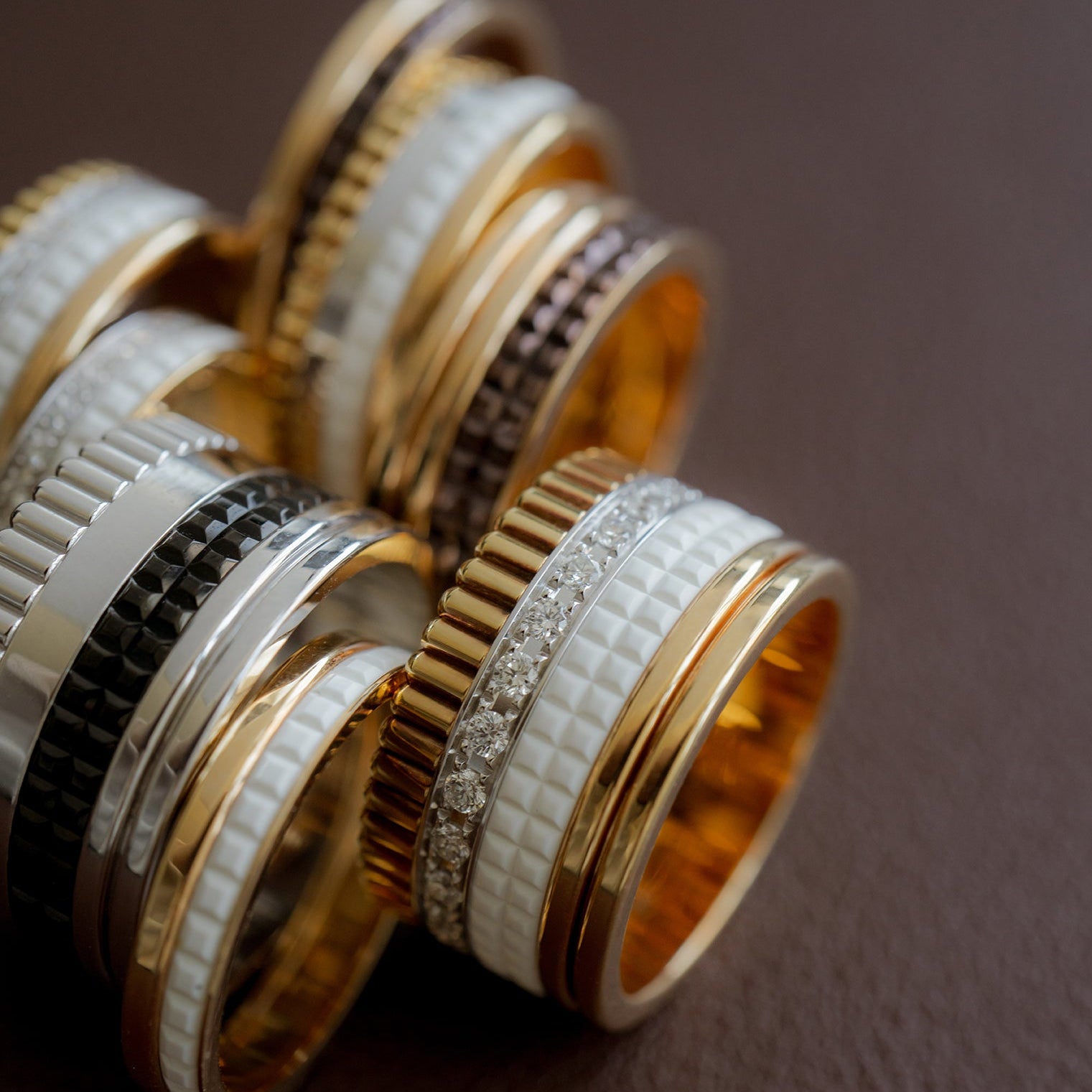 BOUCHERON ブシュロン キャトル ホワイト ダイヤモンド リング ラージ