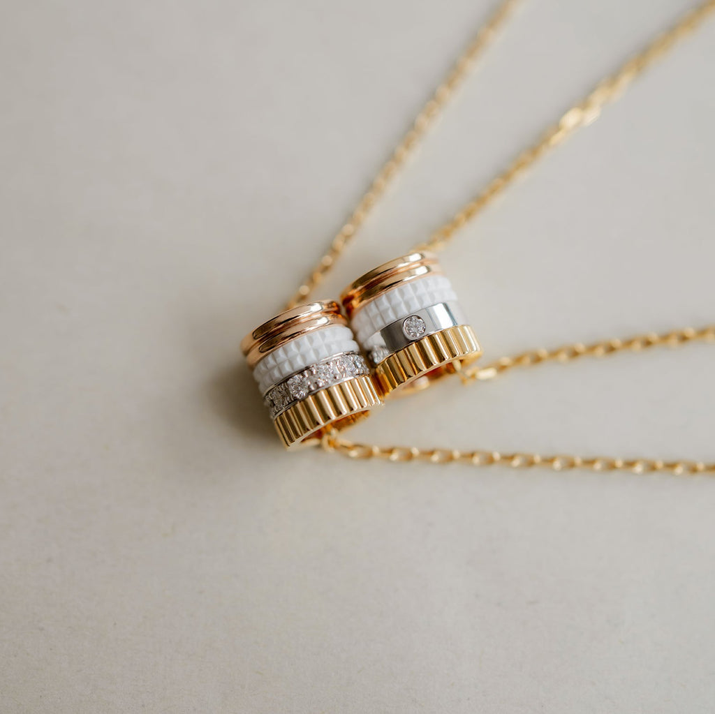 BOUCHERON ブシュロン キャトル ホワイト ペンダント スモール JPN00550