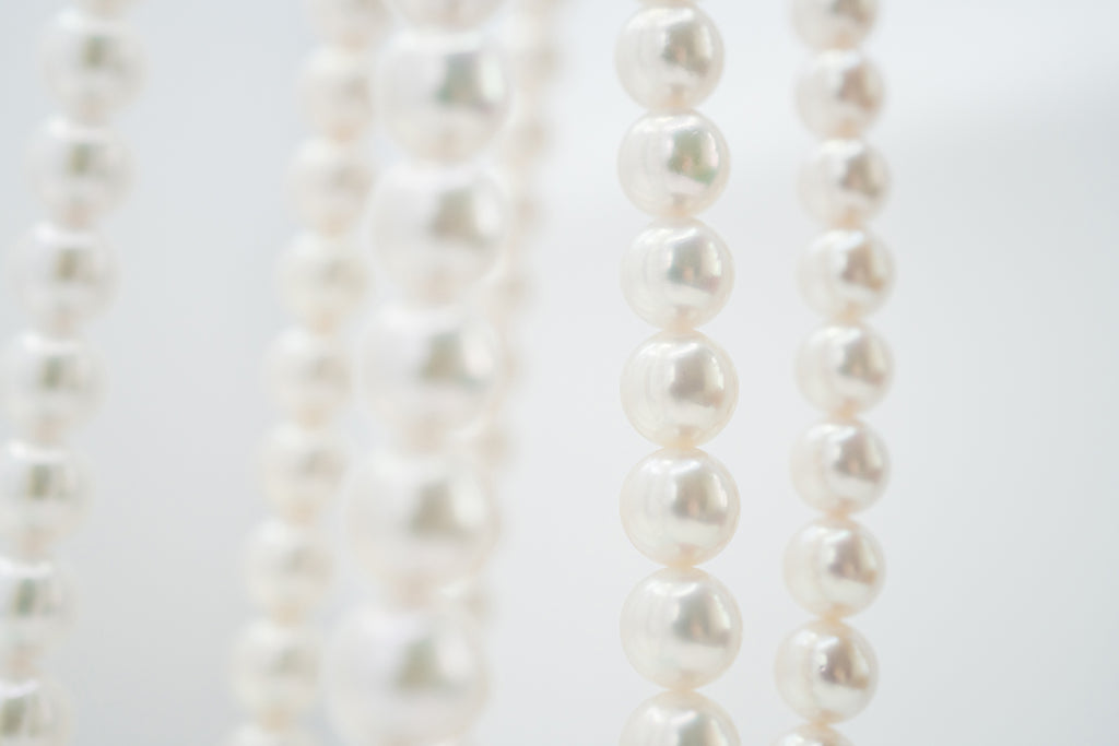 Pearl パール 花珠 ネックレス、ピアスセット 8.5ｍｍ～9.0mm SS168647