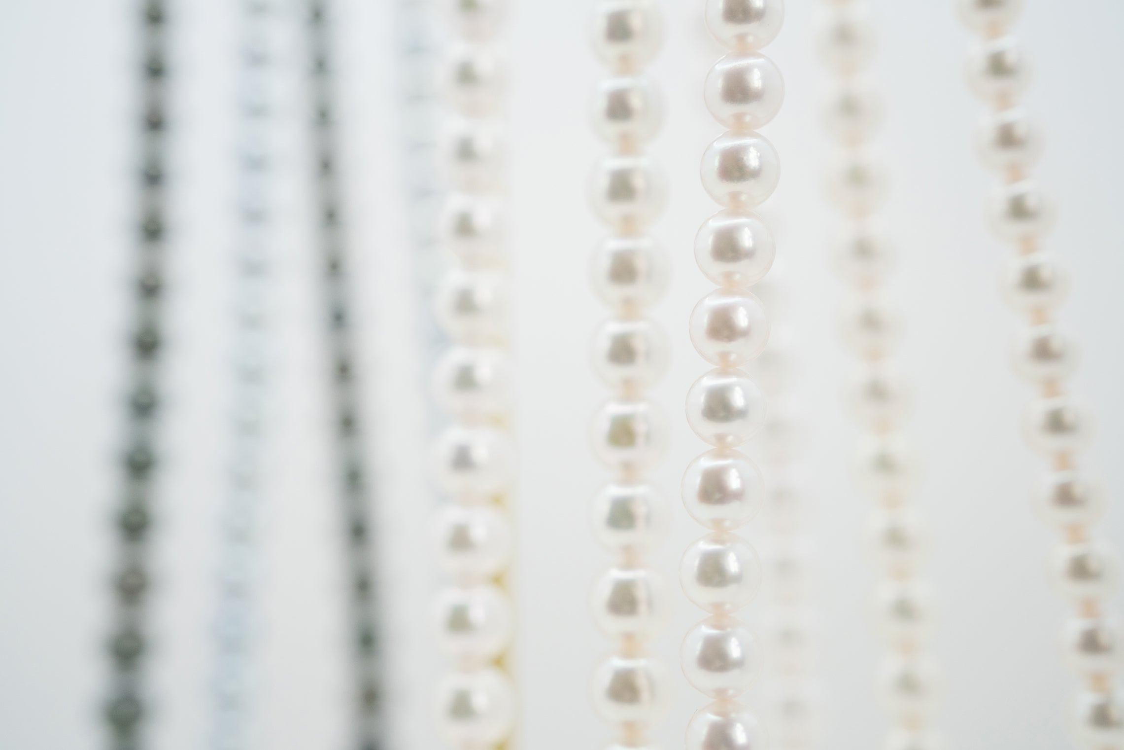 Pearl パール 花珠 ネックレス、ピアスセット 7.5mm～8.0mm SS300866