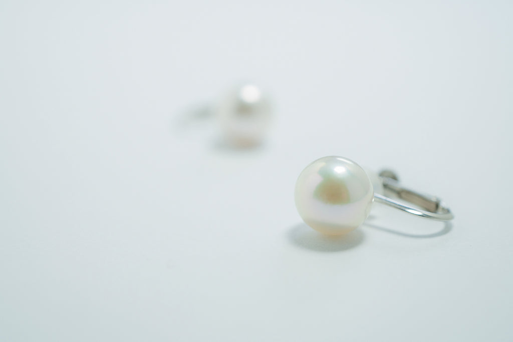 Pearl パール 花珠 ネックレス、ピアスセット 8.5ｍｍ～9.0mm SS168647