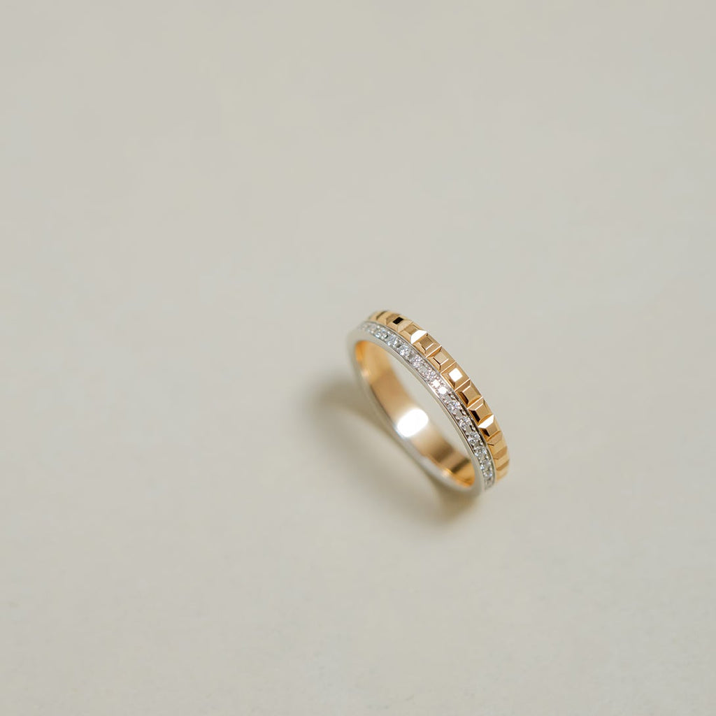 BOUCHERON ブシュロン キャトル ラディアント クル ド パリ ダイヤモンド リング ハーフ JAL00280