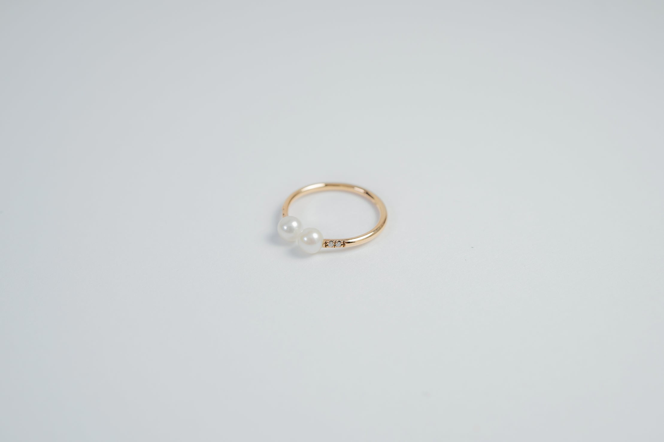 パール K18リング 9号 GR-115.3