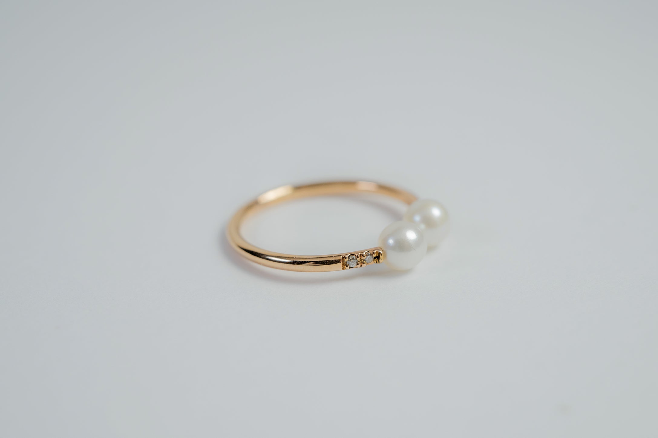 パール K18リング 9号 GR-115.3