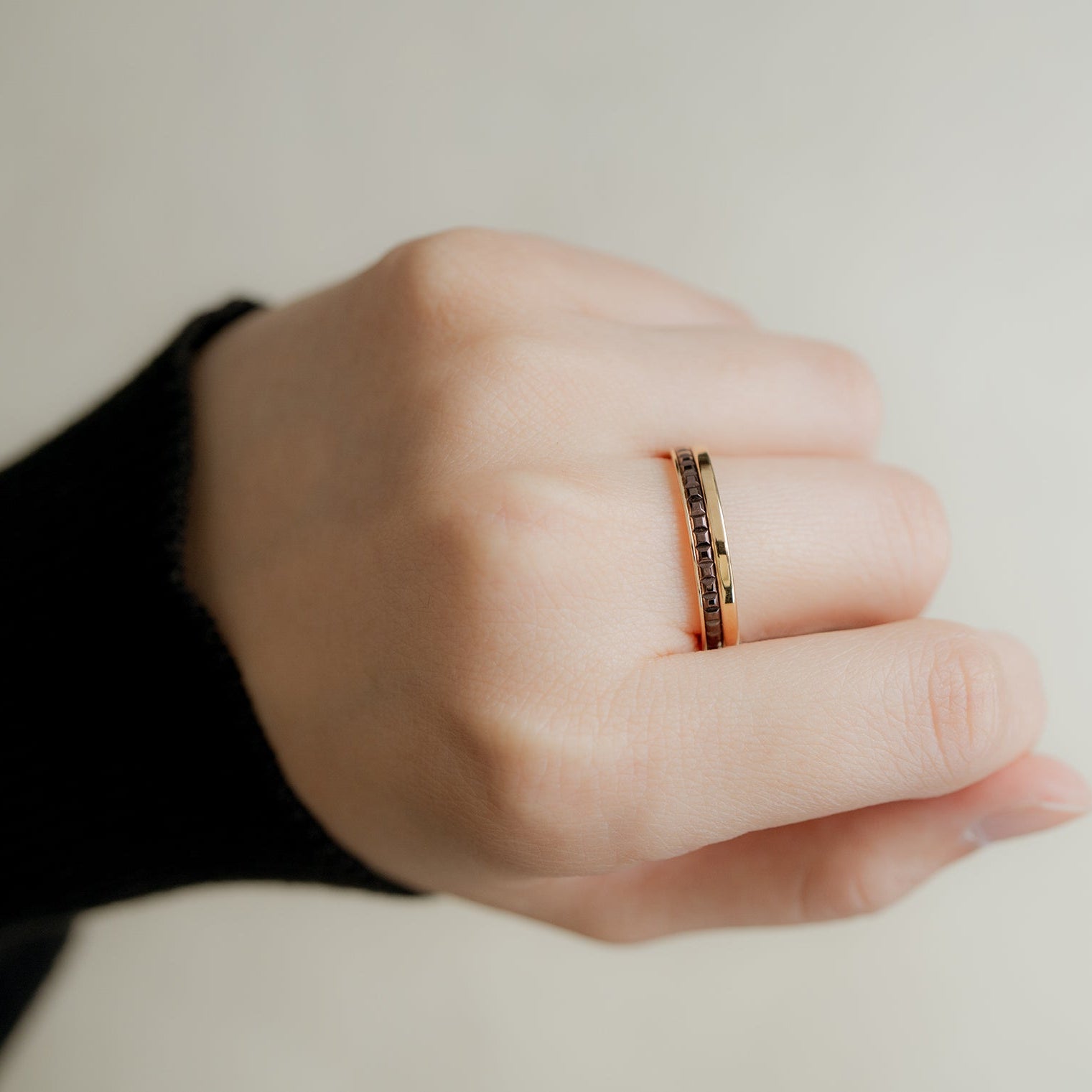 BOUCHERON ブシュロン キャトル クラシック リング ハーフ JAL00175