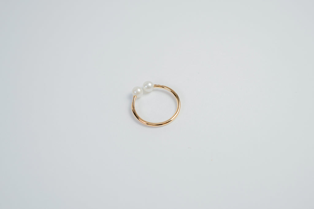 パール K18リング 9号 GR-115.3