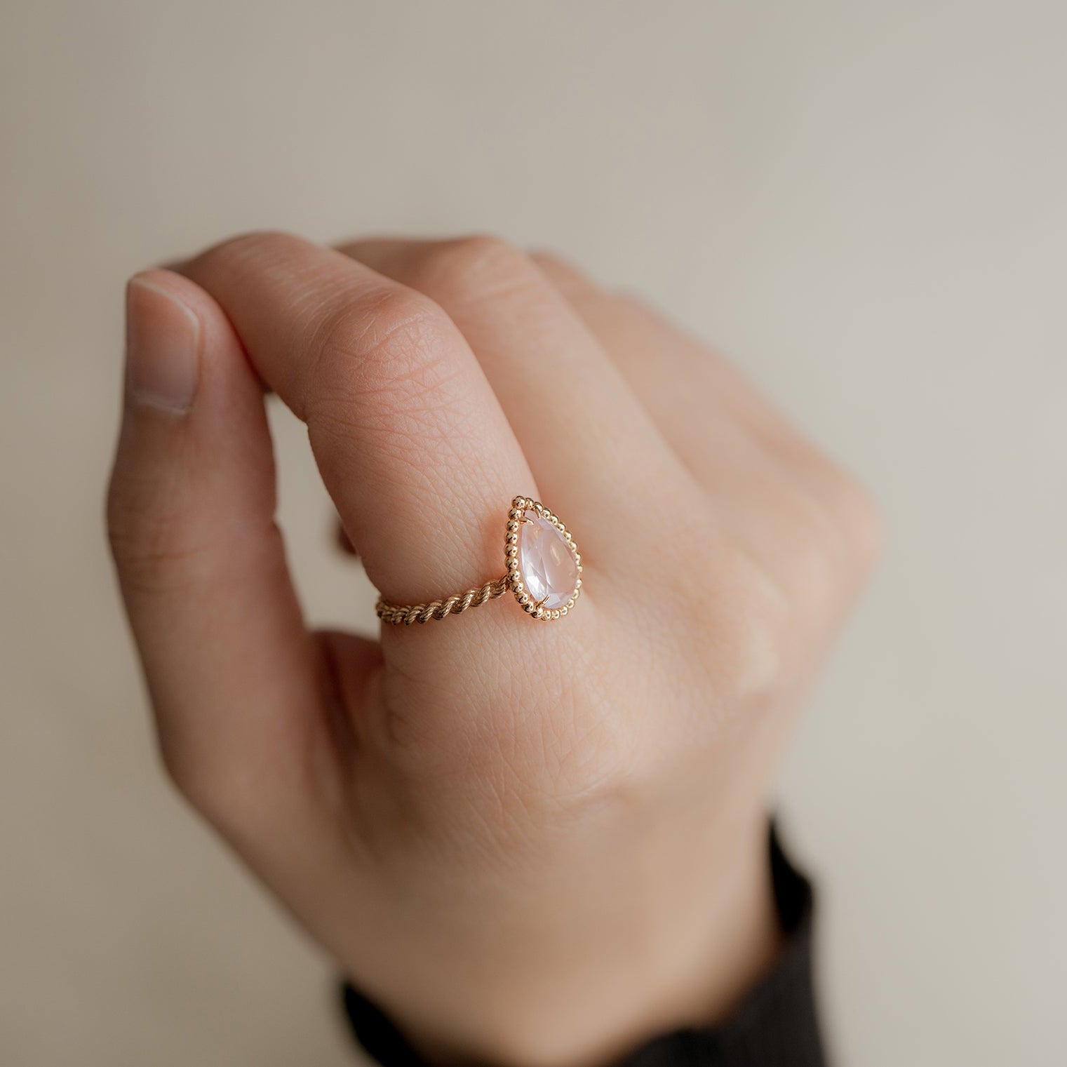 BOUCHERON セルパンボエム　リング　ローズクォーツ SERPENT BOHÈME PINK QUARTZ セルパンボエム リング スモール | ブシュロン