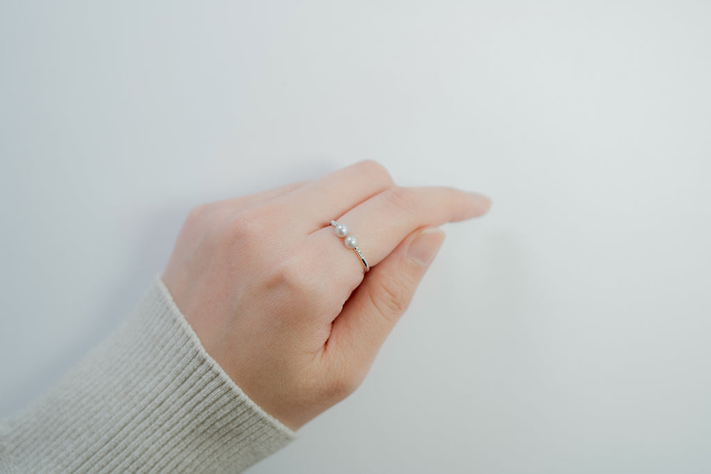 パール K18リング 11号 GR-115.1