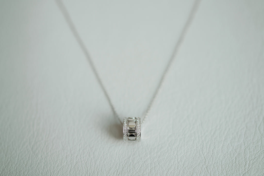 ダミアーニ ベル エポック・リール ホワイトゴールド、ダイヤモンド、ネックレス 5,7 mm 20094032