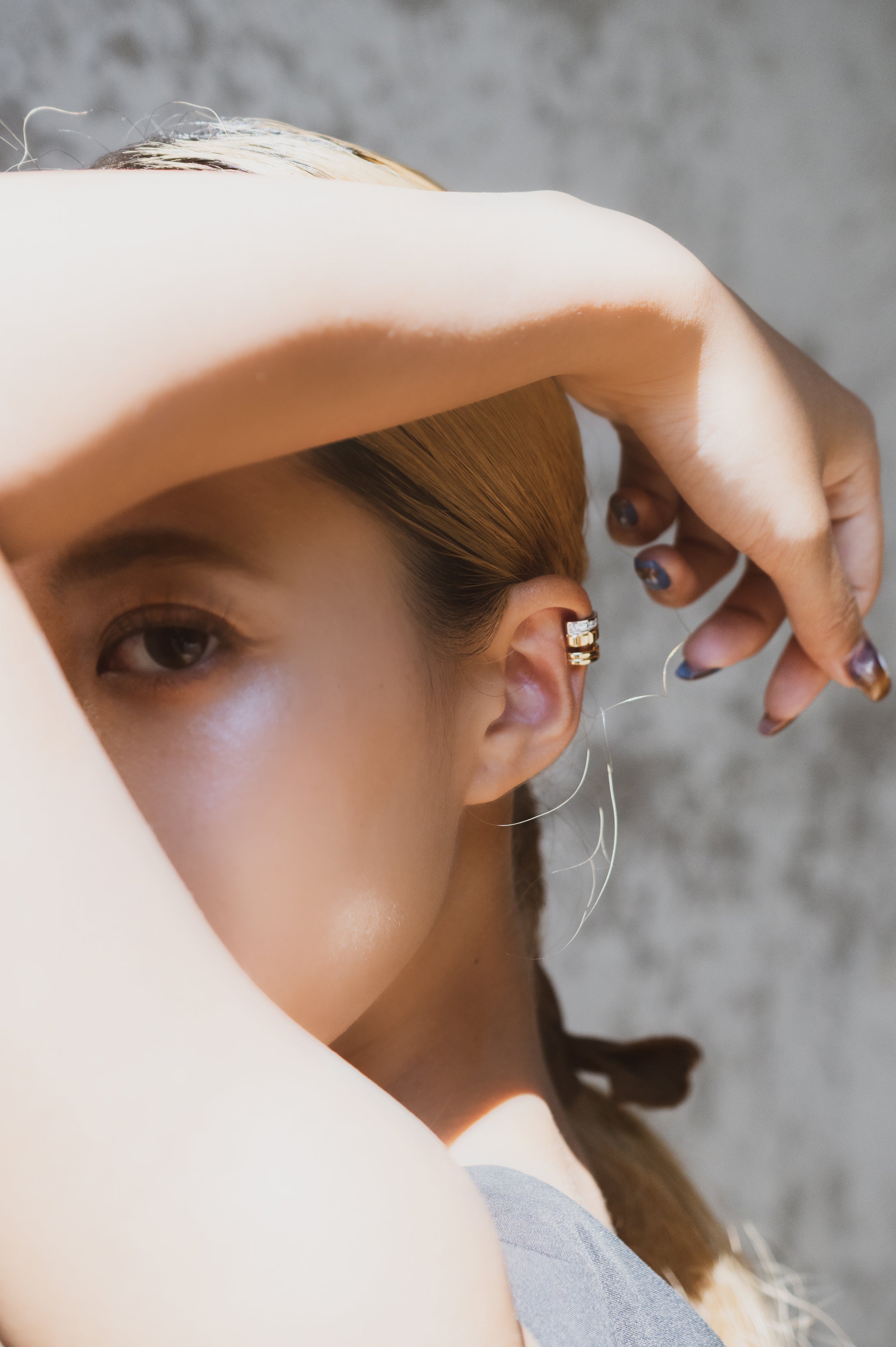 BOUCHERON ブシュロン キャトル ラディアント オープンロー シングル クリップ イヤリング JCO01373