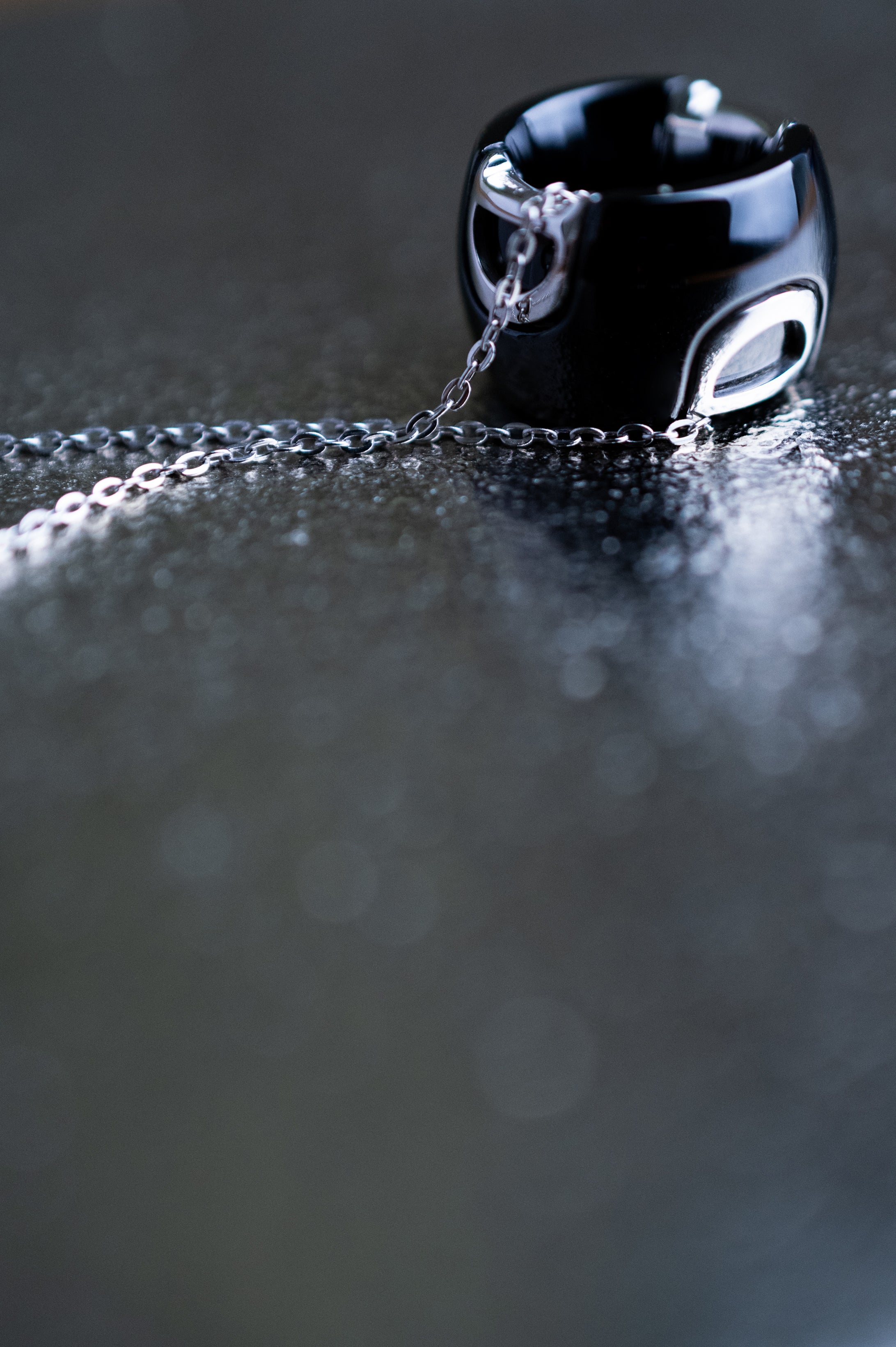 ダミアーニ ディーアイコン ブラック ネックレスWG 20045906