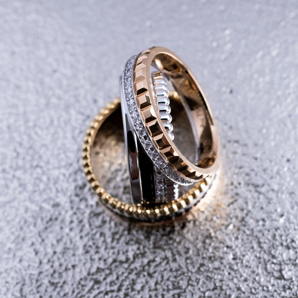 BOUCHERON ブシュロン キャトル ラディアント クル ド パリ ダイヤモンド リング ハーフ JAL00280