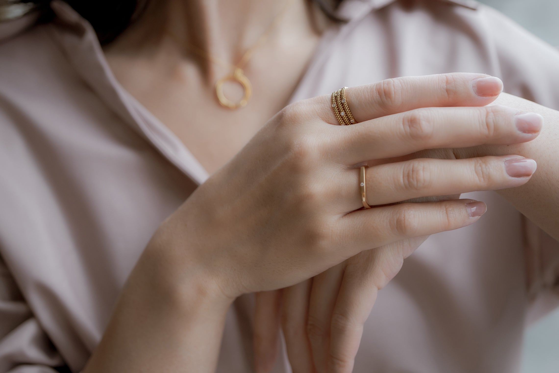 モーブッサン ル・プルミエ・ジュール リング WR0071YGDI