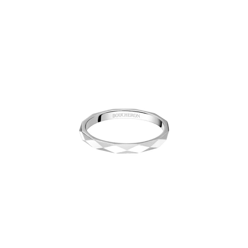 BOUCHERON ブシュロン ファセット プラチナ リング スモール JAL00205