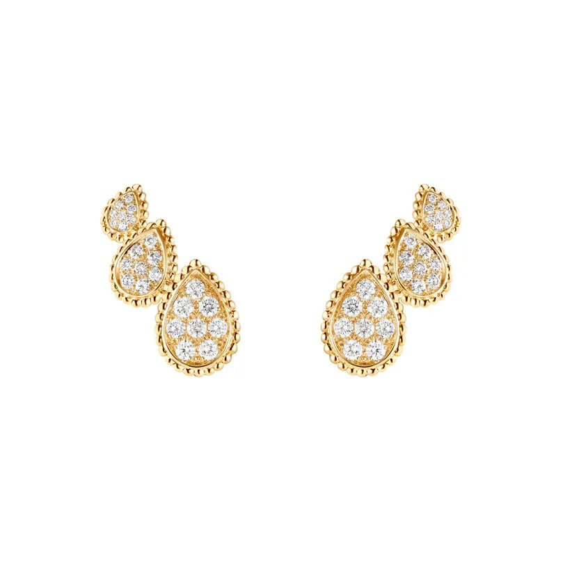 BOUCHERON ブシュロン セルパンボエム 3モチーフ スタッズイヤリングJCO01455