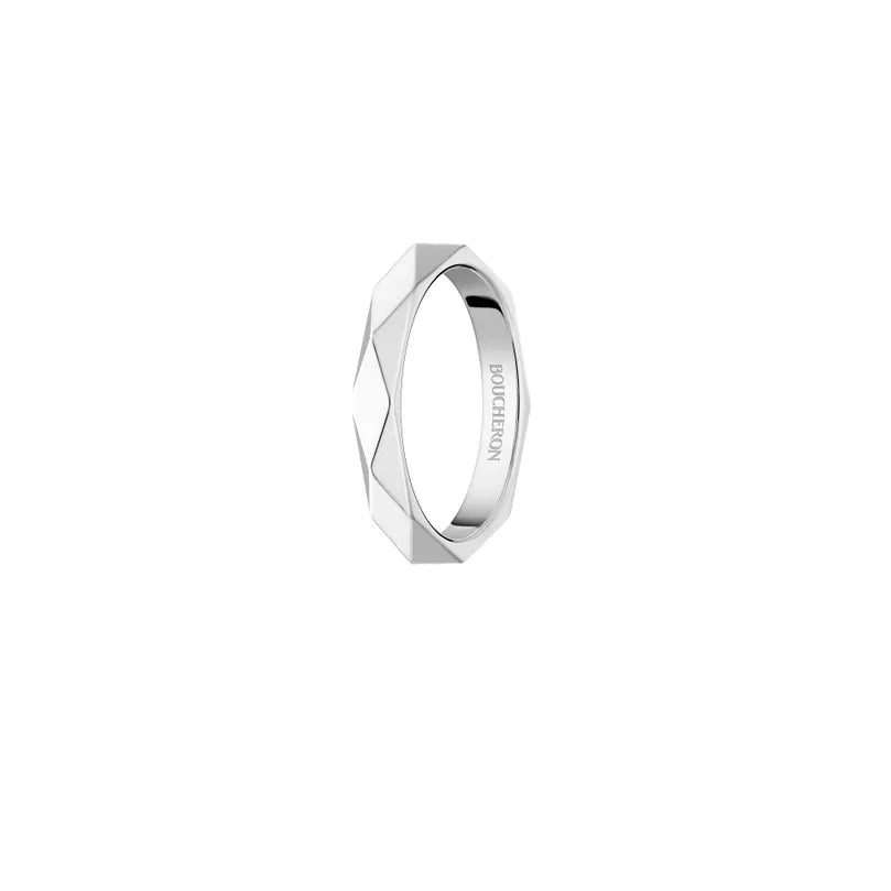 BOUCHERON ブシュロン ファセット プラチナ リング ミディアム JAL00014