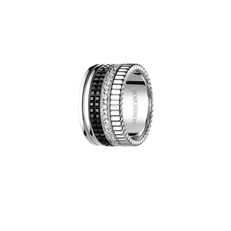 BOUCHERON ブシュロン キャトル ブラック ダイヤモンド リング ラージ JRG01782