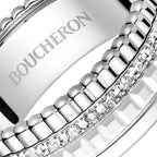 BOUCHERON ブシュロン キャトル ダブルホワイト ダイヤモンド リング スモール JRG03277