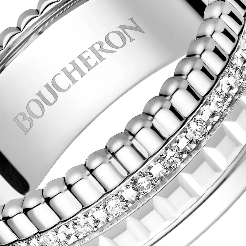 BOUCHERON ブシュロン キャトル ダブルホワイト ダイヤモンド リング スモール JRG03277