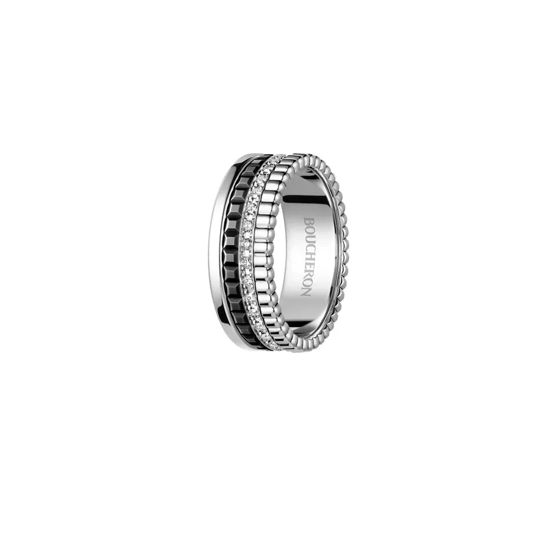 BOUCHERON ブシュロン キャトル ブラック ダイヤモンド リング スモール JRG01791