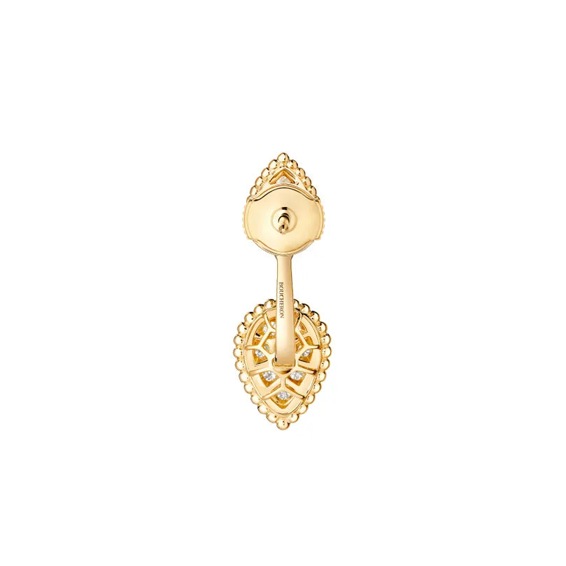 BOUCHERON ブシュロン セルパンボエム イエローゴールド 2モチーフ シングル スタッズイヤリング JCO01425