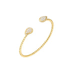 BOUCHERON ブシュロン セルパンボエム ツインモチーフ イエローゴールド バングル JBT00817