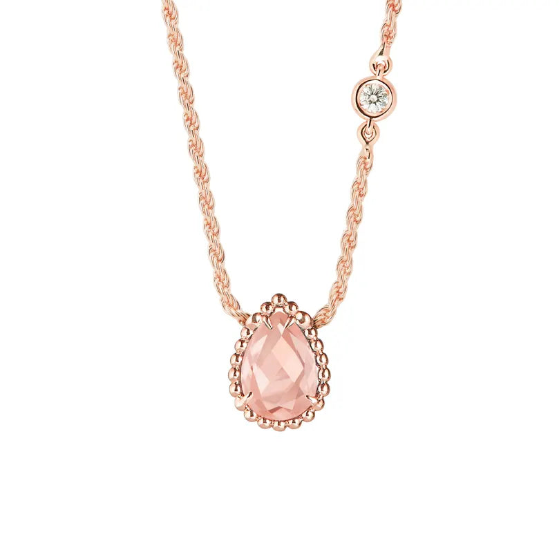 BOUCHERON ブシュロン SERPENT BOHÈME PINK QUARTZ セルパンボエム ペンダント エクストラスモール JPN00677