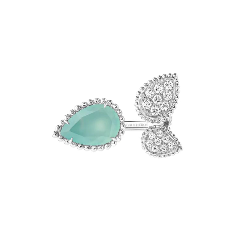 BOUCHERON ブシュロン SERPENT BOHÈME AQUAPRASE セルパンボエム 3モチーフ リング JRG03174