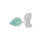 BOUCHERON ブシュロン SERPENT BOHÈME AQUAPRASE セルパンボエム 3モチーフ リング JRG03174