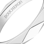 BOUCHERON ブシュロン ファセット プラチナ リング ミディアム JAL00014