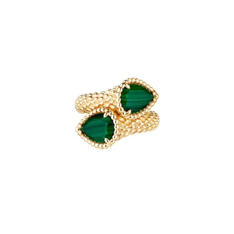 BOUCHERON ブシュロン SERPENT BOHÈME MALACHITE セルパンボエム トワエモア リング JRG02797